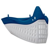 Empire E-Flex / JT ProFlex Goggle Faceplate - White Skirt / Blue Nose