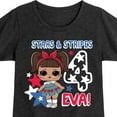 thumbnail image 3 of LOL Surprise! Americana - 4th of July - Stars & Stripes 4 Eva - Toddler & Youth Girls Short Sleeve Graphic T-Shirt, 3 of 5