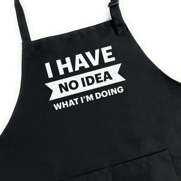 GuyAprons I Have No Idea What I'm Doing Apron, Funny Apron for Men, BBQ Grill Apron, Funny Apron for Dad