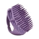 thumbnail image 5 of Masajeador de cuero cabelludo, cepillo de baño de mano, cepillo de champú para la limpieza del cabello Violeta, 5 of 9