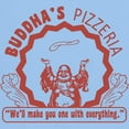 thumbnail image 3 of CafePress - Buddha's Pizzeria Light T Shirt - Light T-Shirt - CP, 3 of 4