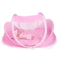 thumbnail image 4 of Tienda de campaña para mosquitos NikouMX plegable portátil para bebés color rosa y azul, 4 of 5