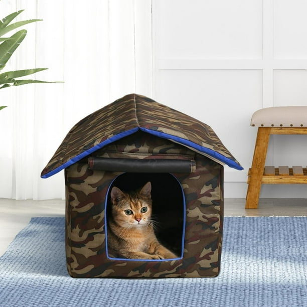 Casa para mascotas al aire libre Fernando refugio de gatos al aire libre M M rojo