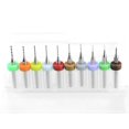 thumbnail image 2 of Juego de brocas para PCB de 20 piezas, metal duro, acero de tungsteno, microtaladro, vástago de 0,10 mm-1,0 mm y 1,1 mm-2,0 mm (1 pieza cada uno), 2 of 5