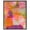 Black Frame, variant on Garnet Gleam V Canvas Neon Abstract by Art Remedy, Silver Frame, 20 x 24
