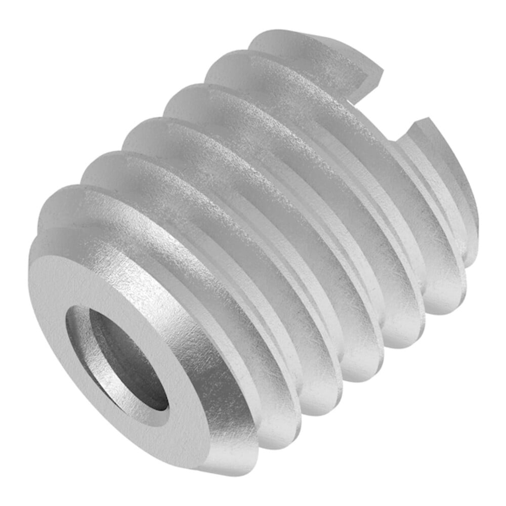 E-Z LOK™ Threaded Insert - Screw Locking - Carbon Steel - 10-24 x 3/8-16 (Pack of 10)