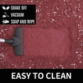 thumbnail image 6 of Junovo Super Soft Fluffy Area Rugs Modern Shag Rug for Bedroom Living Room,Cute Carpets for Kids Nursery Girls Home Dorm,4'x6',Wine Red, 6 of 6