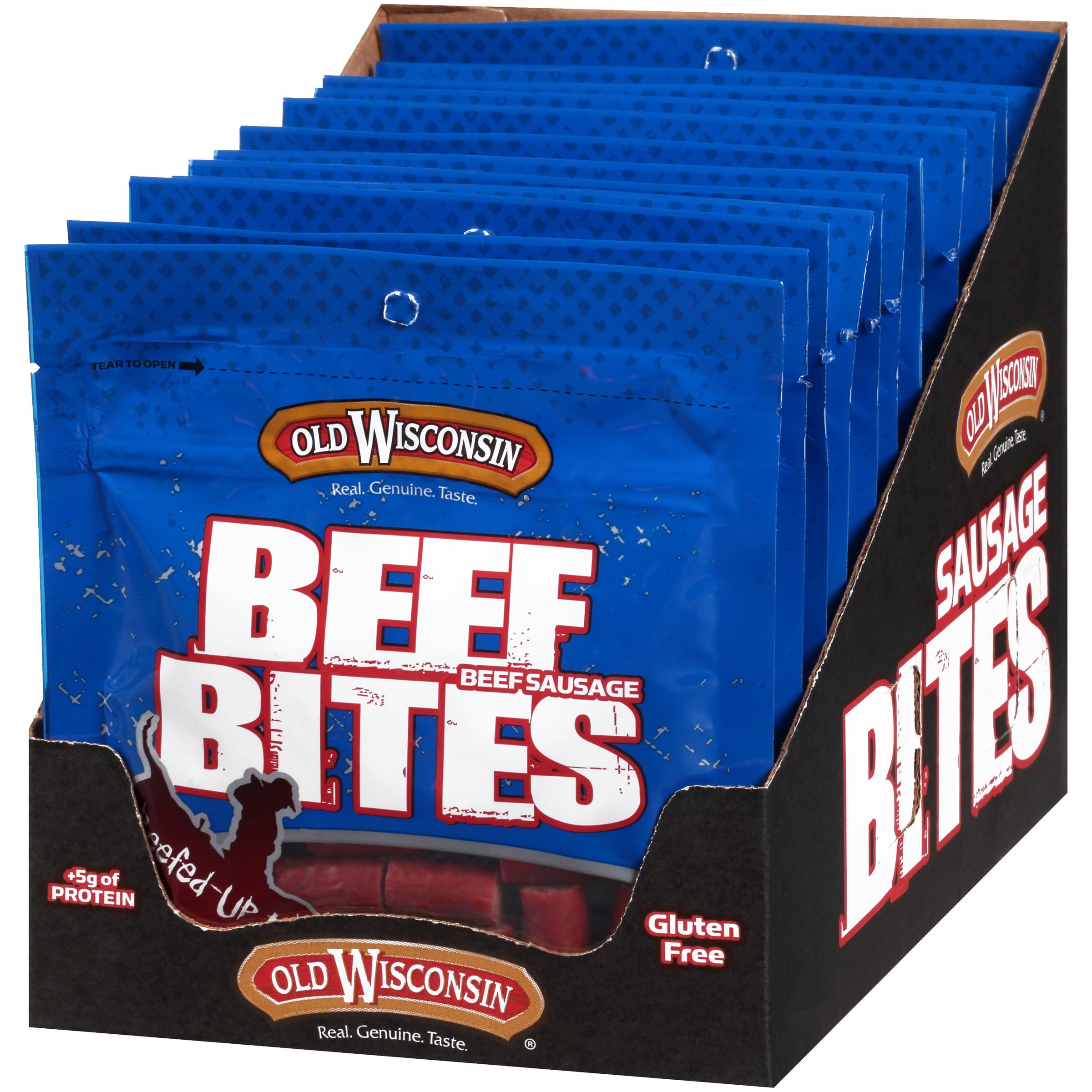 Old Wisconsin® Beef Sausage Beef Bites 3.5 oz. Pouch