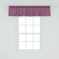 thumbnail image 2 of Ambesonne Purple Hippie Valance Pack of 2, Eastern Orient Motifs, 54"X12", Purple Multicolor, 2 of 2