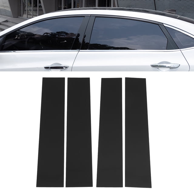Pillar Post Trim Kit, Heat Cold Resistant Door Window Pillar Posts Cover Scratch Proof Simple Installation for Extended Supercab 2004 To 2014