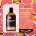 thumbnail image 2 of MAYJAM Grapefruit Essential Oil for Diffuser and Aromatherapy, Skin Massage, Candle and Soap Making, 100ml, 2 of 8