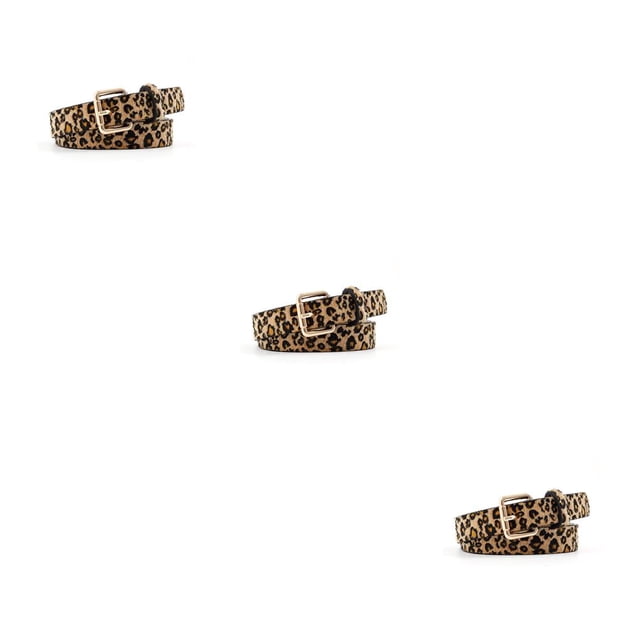 Cinturón ajustable clásico de cuero PU Sonducket de pelo de caballo ligero Retro Vintage para mujer
