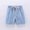 Blue, variant on Toddler Boys Girls Shorts Cotton Linen Summer Casual Shorts Kids Solid Short Pants 2-8 Years
