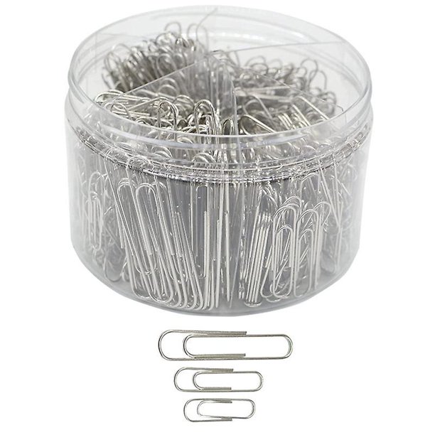 Taian 700 Papelería de oficina Juego de múltiples especificaciones Carpeta de clip de papel de metal plateado Soporte de papel de prueba de clip de papel (3 tamaños) XianweiShao 8390606213501