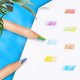 thumbnail image 4 of 10 lápices de colores del arco iris, 7 colores en 1, lápices para niños, diferentes colores para dibujar, colorear y dibujar, lápices a granel, 4 of 5