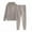 Silver, variant on WTOBBY Women's Solid Color Long Sleeve Hoodie and Pants Two-Piece Sport Set, Casual Fashion Tracksuit for Gym Lounge, Comfortable Athletic Wear for Women Fall Winter,Army Green L