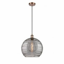 Innovations Lighting - Athens Deco Swirl - 1 Light Pendant In Industrial