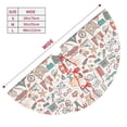 thumbnail image 3 of Lsque Summer Life Print Christmas Tree Skirt, Tree Skirt with Ties or Velcro, Perfect for Holiday Decorations, Halloween, and New Year-48", 3 of 7