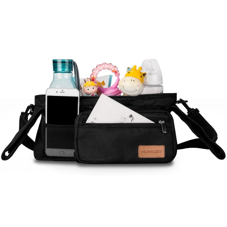 Momcozy Stroller Organizer, Universal Fit Black photo 1