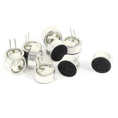 Unique Bargains 10Pcs Cylindrical SMD SMT Electret Condenser Microphone Pick-up (Best Microphone To Pick Up Whole Room)