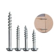 thumbnail image 3 of 100Pcs Pocket Hole Screws Coarse Thread Self-Tapping Fasteners for Woodworking 25mm, 3 of 9