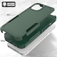 thumbnail image 4 of iPhone 14 Plus Case, Allytech Military Grade Protective Anit-Scratch Shockproof Drop Proof Bumper Defender Back Cover Case for Apple iPhone 14 Plus 6.7" - Darkgreen, 4 of 5