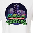 thumbnail image 3 of Teenage Mutant Ninja Turtles - City Scape With Turtles  - Juniors Cropped Cotton Blend T-Shirt, 3 of 5