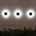 thumbnail image 4 of 2 luces solares enterrada para jardín exterior, diseño de jardín, villa, iluminación decorativa., 4 of 7
