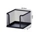 thumbnail image 5 of Nueva caja de cubo de malla de metal, minicaja para suministros de oficina, caja de notas de escritorio, caja de almacenamiento de papelería escolar portátil, 5 of 5