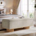 thumbnail image 4 of Tribesigns Banc de Rangement 50,39 Pouces avec Coussin d'Assise Rembourré, Banc à Chaussures Rembourré à Dessus Rabattable pour Entrée, Chambre, Salon, 4 of 6