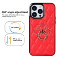 thumbnail image 7 of Case for iPhone 15 Plus,Decase PU Leather Shockproof Case Business Vintage Elegant Protective Back Phone Shell With Ring Kickstand Holder,for iPhone 15 Plus - red, 7 of 7