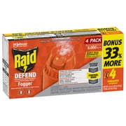 Raid Concentrated Deep Reach Pest Insect Killer & Roach Fogger, 1.5 oz, 4 Count