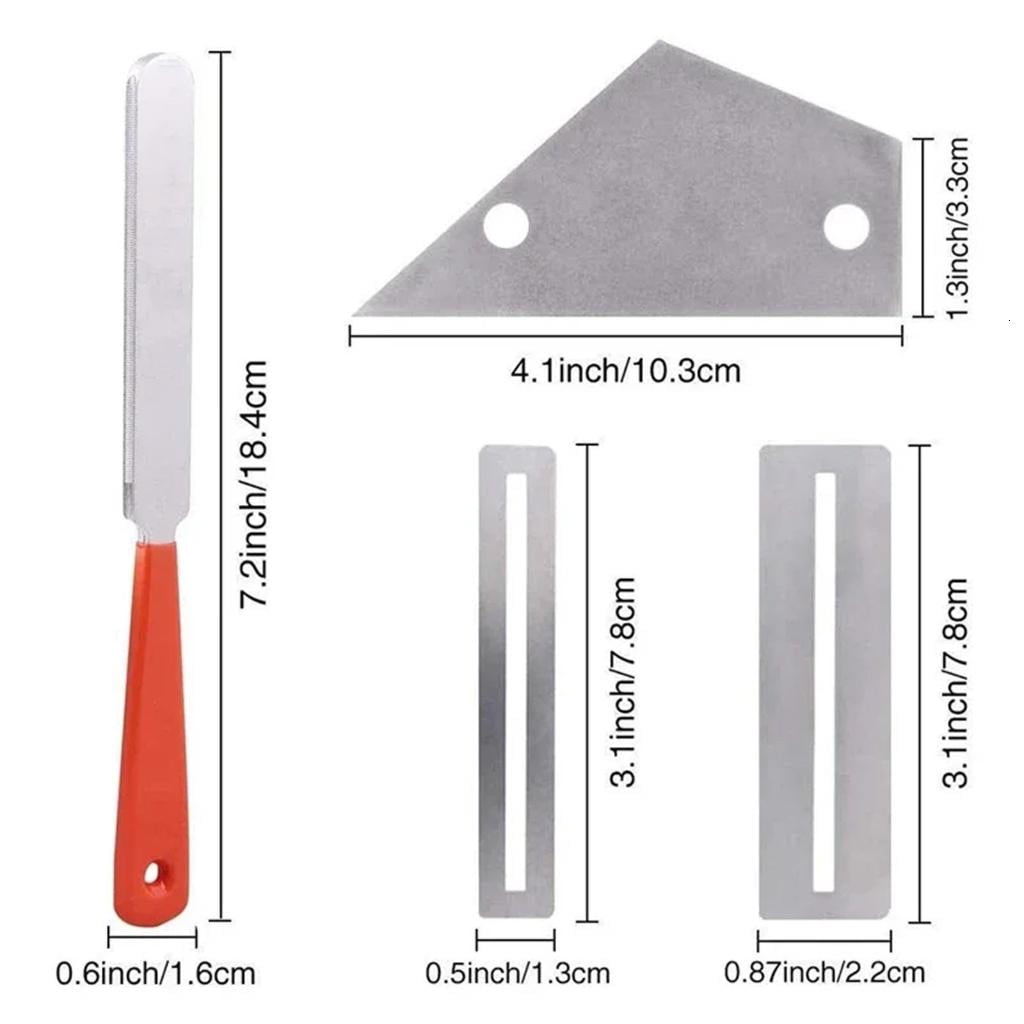 Yihuala Guitar Fingerboard Luthier Tool Guitars Fret Crowning Luthier File for Guitars Bass Guitar Fret Crowning Luthiers Tool
