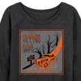 thumbnail image 3 of Hot Wheels - Spooky Ride - Women's Lightweight French Terry Long Sleeve Shirt, 3 of 5