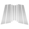 thumbnail image 1 of Pegatina anti rasguños de moldura de pilar de puerta exterior para BMW X3 2018-2024 Tono plateado 8 Pcs, 1 of 7