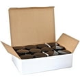 thumbnail image 3 of Vivaplex, 12, Amber, 4 oz Round Glass Jars, with Inner Liners and Black Lids, 3 of 4