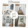 thumbnail image 5 of Kings Brand Furniture White Console Table – Entryway, Hallway & Living Room Storage with Lower Shelf, 5 of 8