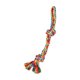 thumbnail image 2 of Cuerda de algodón para perros con nudos – Cuerda resistente para la dentición de cachorros, juguete interactivo de tira y afloja para la limpieza bucal y el alivio de las encías., 2 of 6