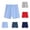 #03 Light Blue, variant on High Waist Underwear for Men Large Size Elastic Waist Loose Fit Breathable Boxer Shorts Casual Sleep Wear Bottoms,XXL,#03 Light Gray