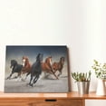 thumbnail image 4 of Daiia Running Horses Print Canvas Decorative Picture – 30x40in Artistic Wall Art, Ready-to-Hang Canvas Print for Living Room（Horizontal）, 4 of 6