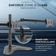 thumbnail image 3 of Soporte Articulado para Tres Monitores ENFORCE ZONE-B SM435 Hasta 27 pulgadas Inclinación y Giro Ajustable Base para Teléfono AC-939676, 3 of 6