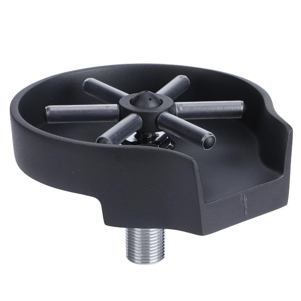 Tebru Cup Cleaner, Stainless Steel Automatic Cup Rinser Washer Cleaner