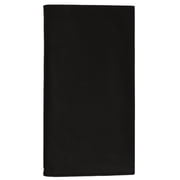 menswallet Mens Leather Long Wallet Pockets ID Card Clutch Bifold Purse, Black