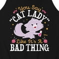 thumbnail image 3 of Disney Classics - Cats & Dogs - Cat Lady Like Its A Bad Thing - Men's Jersey Tank Top, 3 of 5