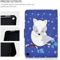 thumbnail image 4 of Allytech Flip Case for All-new Amazon Fire HD 10 2021 / Fire HD 10 Plus 10.1" Tablet 11th Generation 2021 Released, Slim Fit Auto Sleep Wake Protective Smart Cover Shell for Girls Women, Fox, 4 of 6