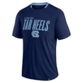 thumbnail image 2 of Men's Fanatics Navy North Carolina Tar Heels Defender Fade Slant T-Shirt, 2 of 3