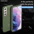 thumbnail image 7 of Super Shock Resistant for Samsung Galaxy S22 Case,Heavy Duty Shockproof Military Grade Drop Tested Case Super Sturdy Bumper Rugged Hard Phone Cover for Samsung Galaxy S22 HD Green, 7 of 7