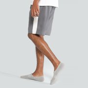 WANDER No Show Socks Mens 7 Pairs Cotton Thin Non Slip Low Cut Mens Invisible Casual Socks (7grey, Size 9-12)