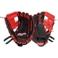 thumbnail image 1 of Guante de béisbol Rawlings Players Series Youth 25 cm negro/rojo, 1 of 5