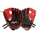 thumbnail image 1 of Guantes de béisbol Rawlings | Players Series para jóvenes de 10 pulgadas | LHT | negro/rojo, 1 of 5